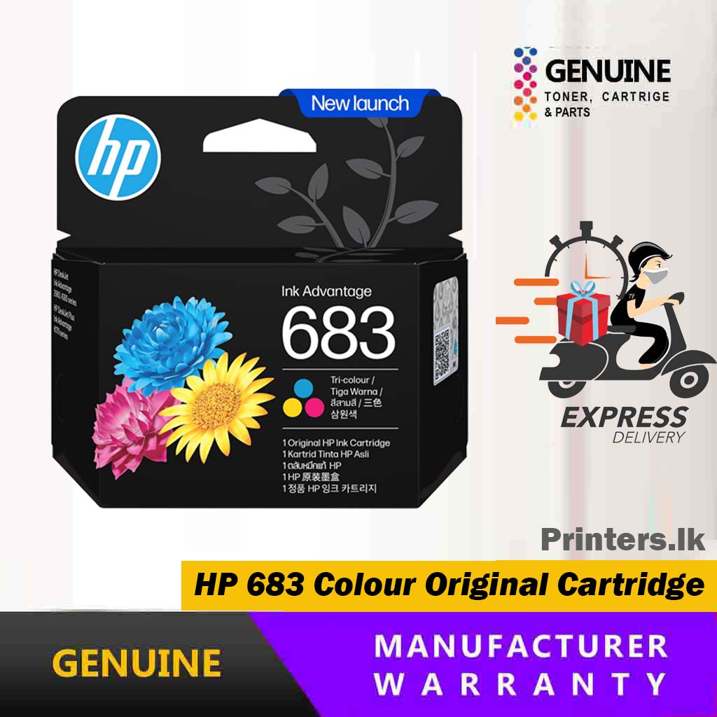 HP 683 Colour Original Cartridge