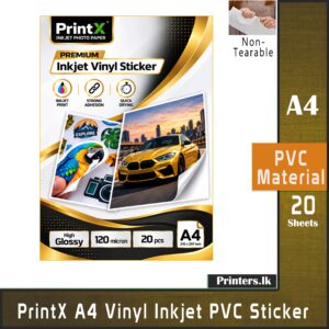 PrintX A4 Vinyl Inkjet Printable PVC Sticker