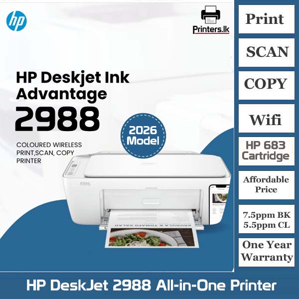HP DeskJet Ink Advantage 2988 All-in-One Printer