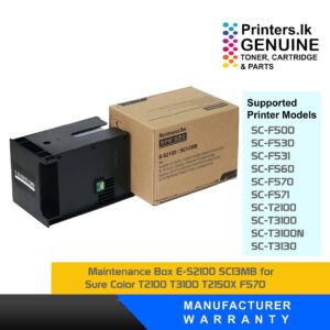  Maintenance Box E-S2100 SC13MB for Epson Sure Color T2100 T3100 T2150X F570