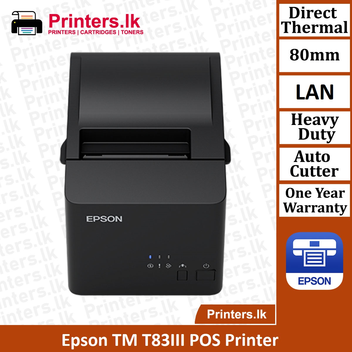 Epson TM T83iii POS Printer